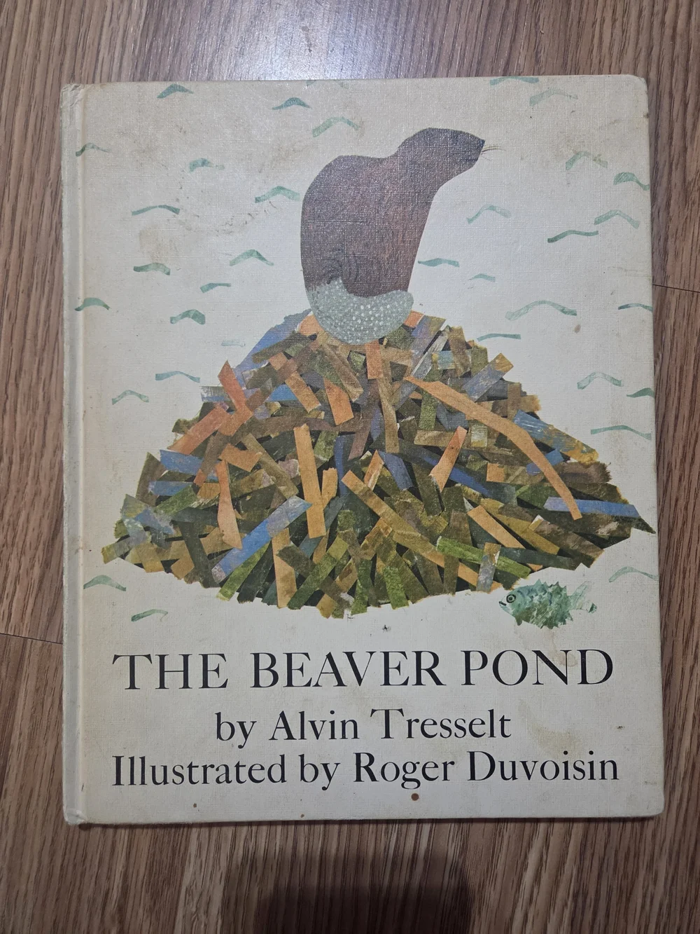 Vintage Childrens Book 1970's The Beaver Pond